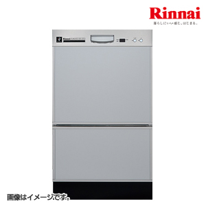 リンナイ 食洗機 W450 スライドオープン ステンレスフェイス　